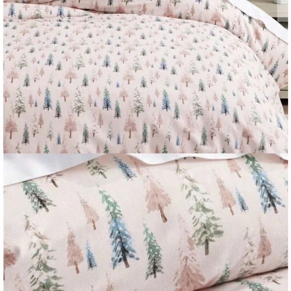 Pottery Barn Teen Winter Wonderland Flannel Duvet Cover
